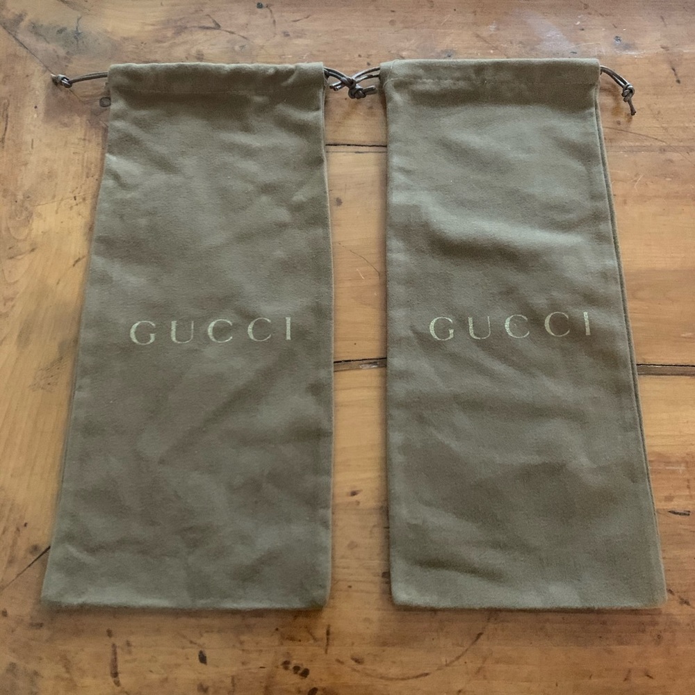 Gucci Set of 2 Dust Bags Shoes Handbag Storage